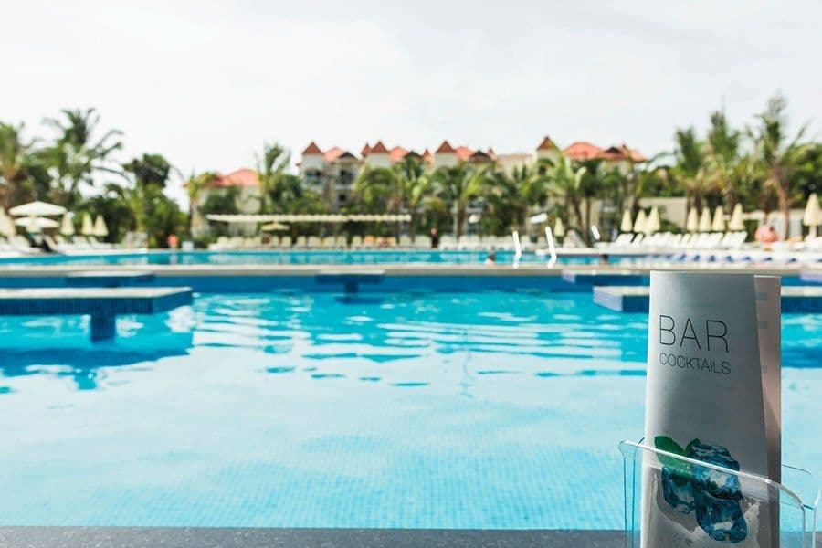 Swimming pool area at Hotel Riu Republica