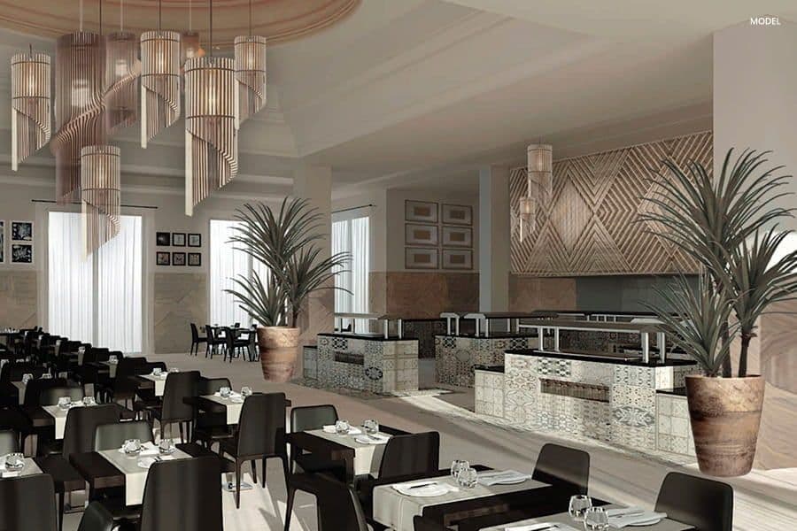 Restaurant at Hotel Riu Tikida Palmeraie