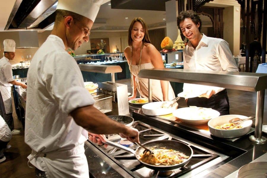 Restaurant at Hotel Riu Tikida Palmeraie