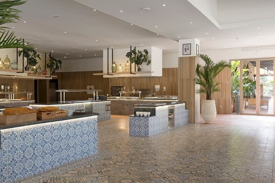 Swimming pool area at Hotel Riu Tikida Palmeraie