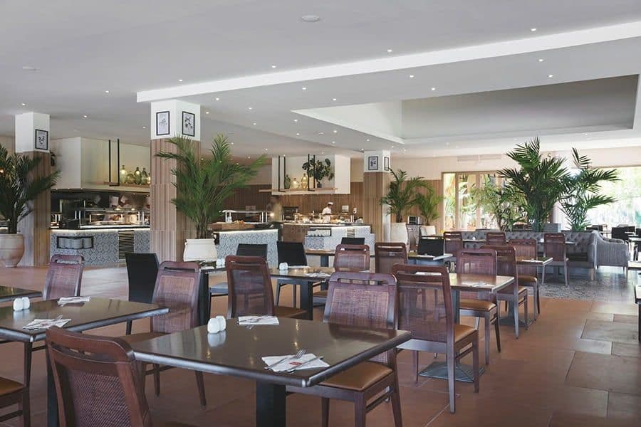 Swimming pool area at Hotel Riu Tikida Palmeraie