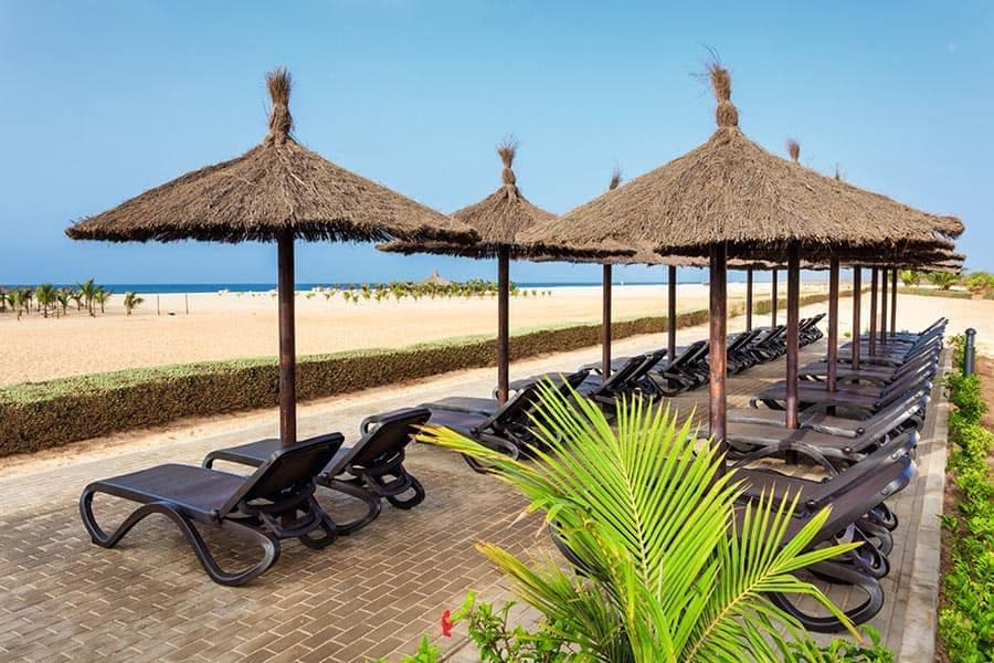 Beach at Hotel Riu Touareg