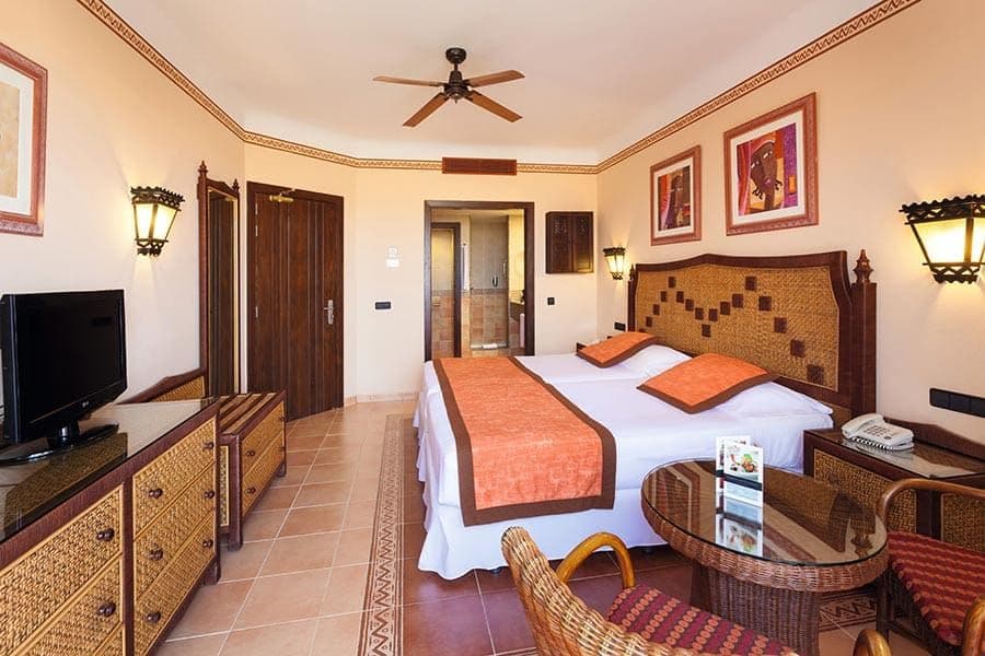 Guest room at Hotel Riu Touareg