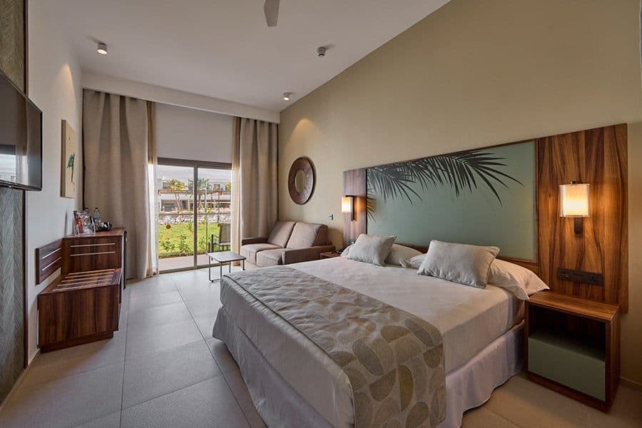 Guest room at Hotel Riu Turquoise