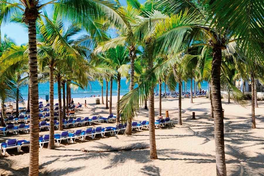 Beach at Hotel Riu Vallarta
