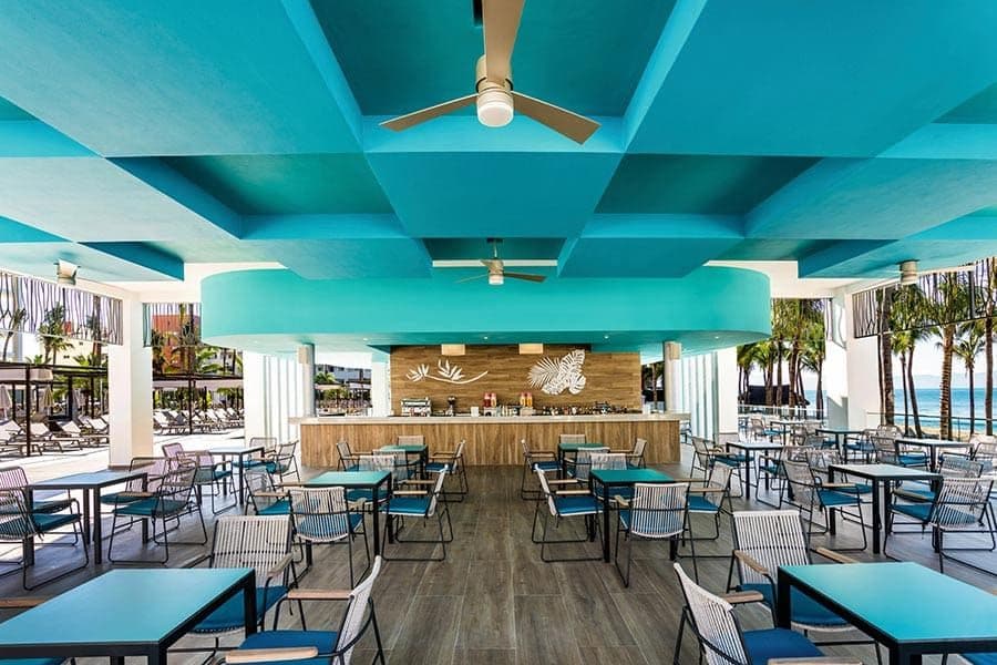 Swimming pool area at Hotel Riu Vallarta