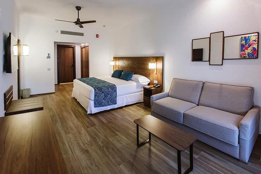Guest room at Hotel Riu Vallarta