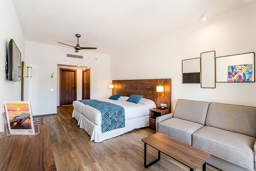 Guest room at Hotel Riu Vallarta