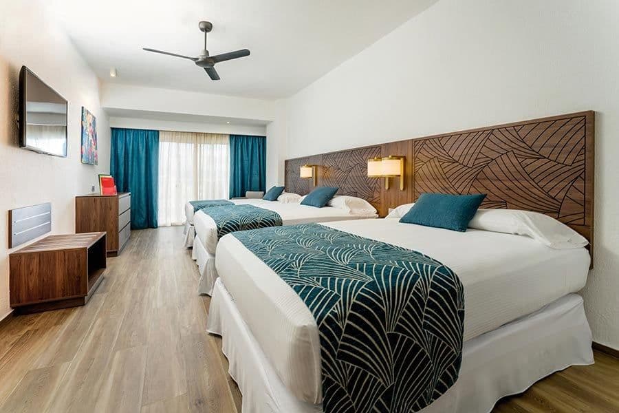 Guest room at Hotel Riu Vallarta