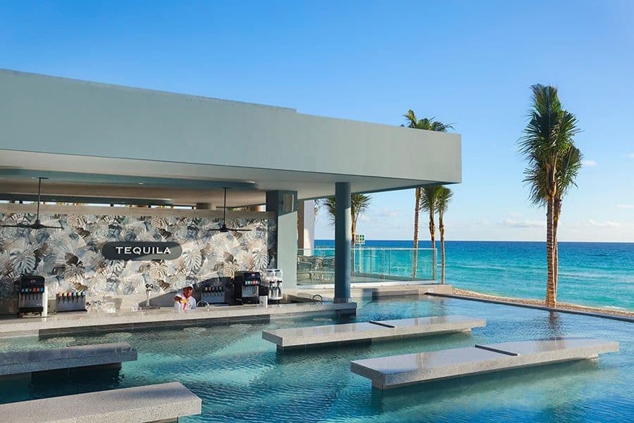 Swimming pool area at Hotel Riu Ventura