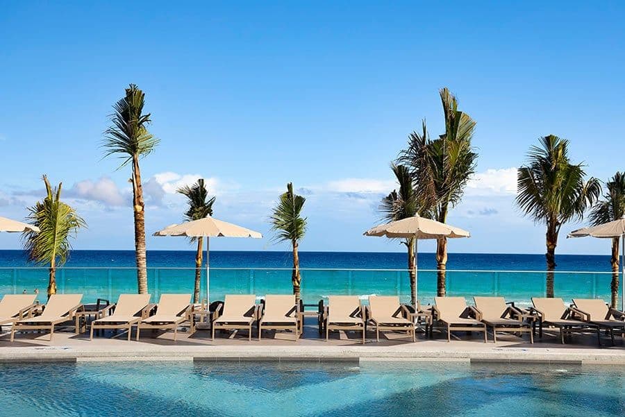 Swimming pool area at Hotel Riu Ventura