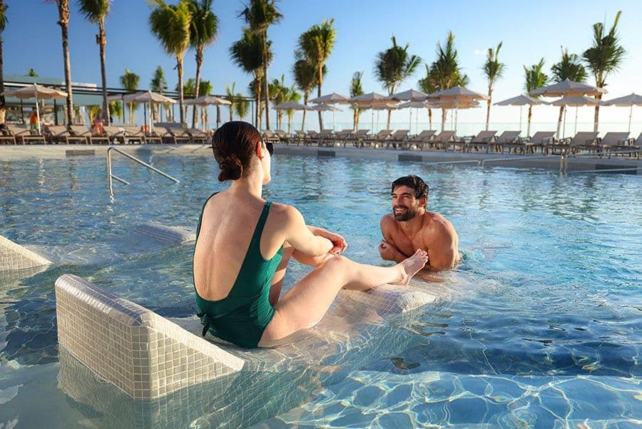Swimming pool area at Hotel Riu Ventura