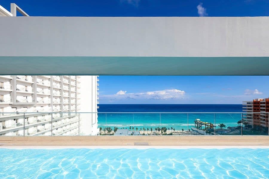 Swimming pool area at Hotel Riu Ventura