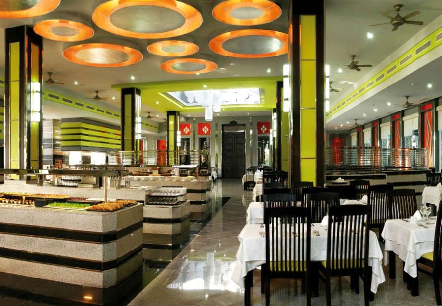 Restaurant at Hotel Riu Yucatan