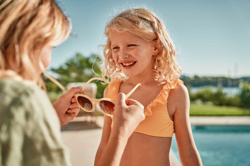 Swimming pool at Ikos Dassia