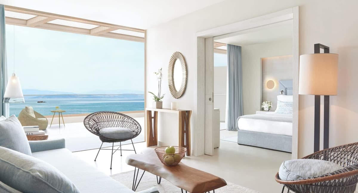 Guest room at Ikos Dassia