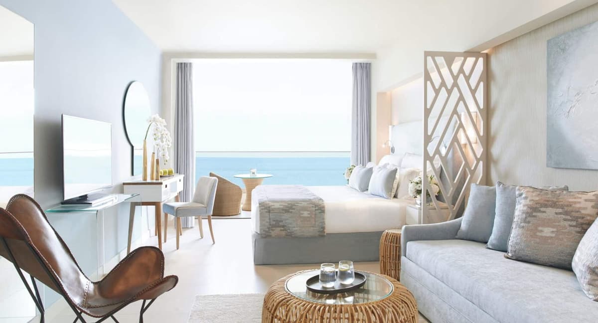 Guest room at Ikos Dassia