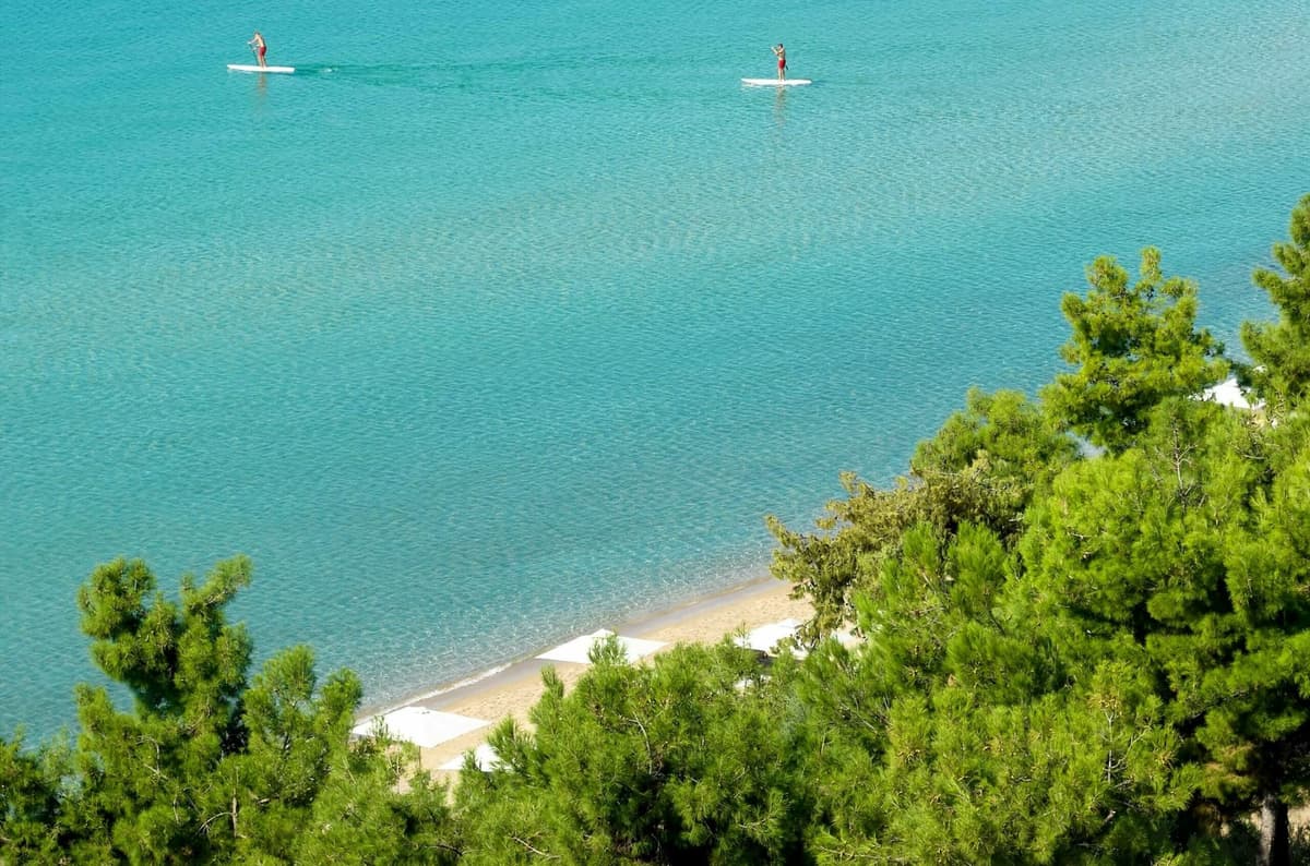 Resort exterior at Ikos Oceania