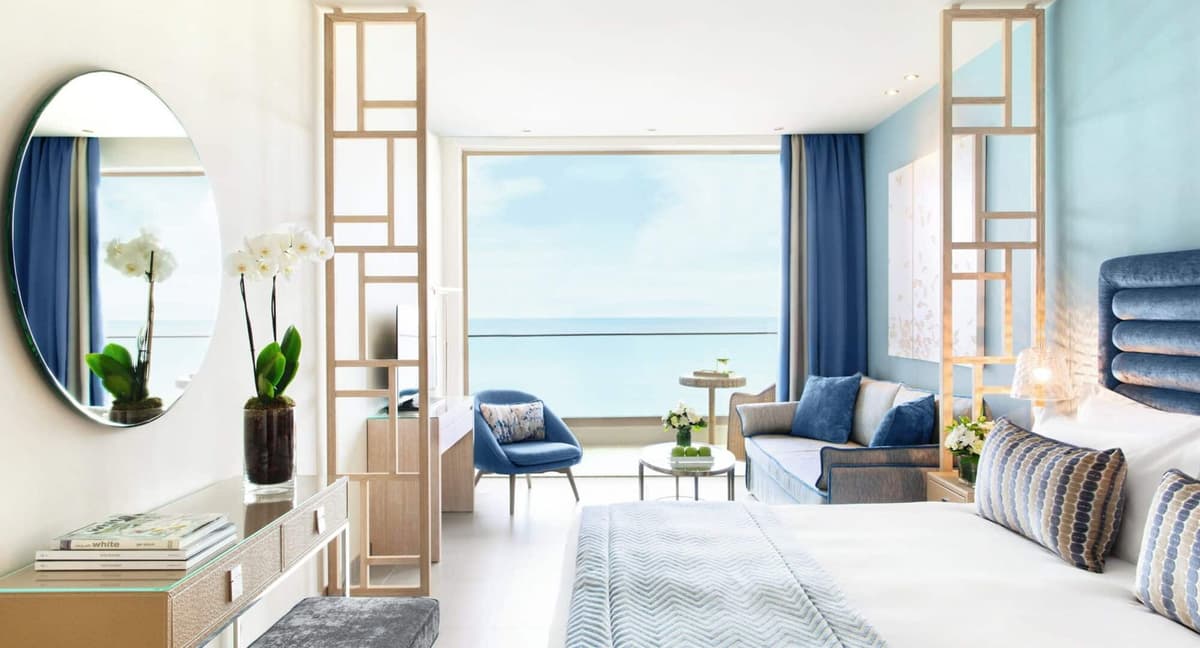 Guest room at Ikos Oceania