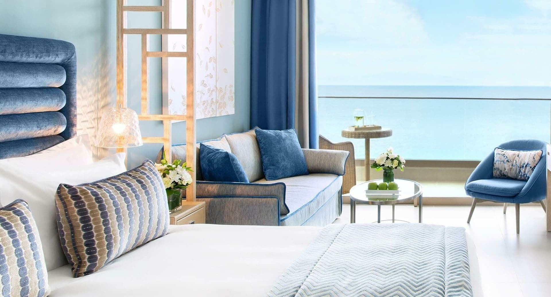 Guest room at Ikos Oceania