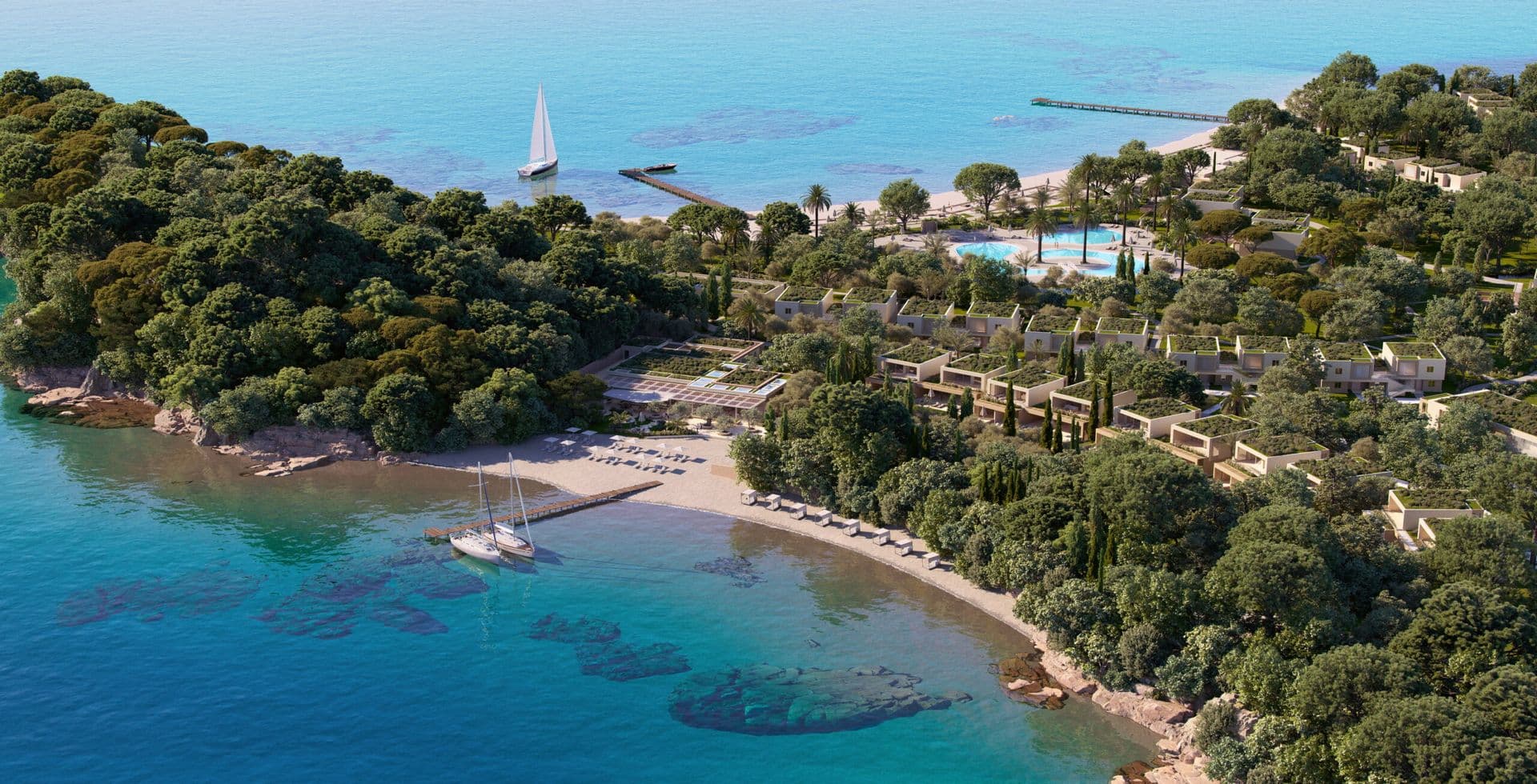 Resort exterior at Ikos Odisia