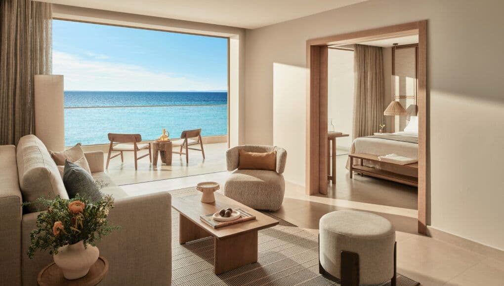 Guest room at Ikos Olivia