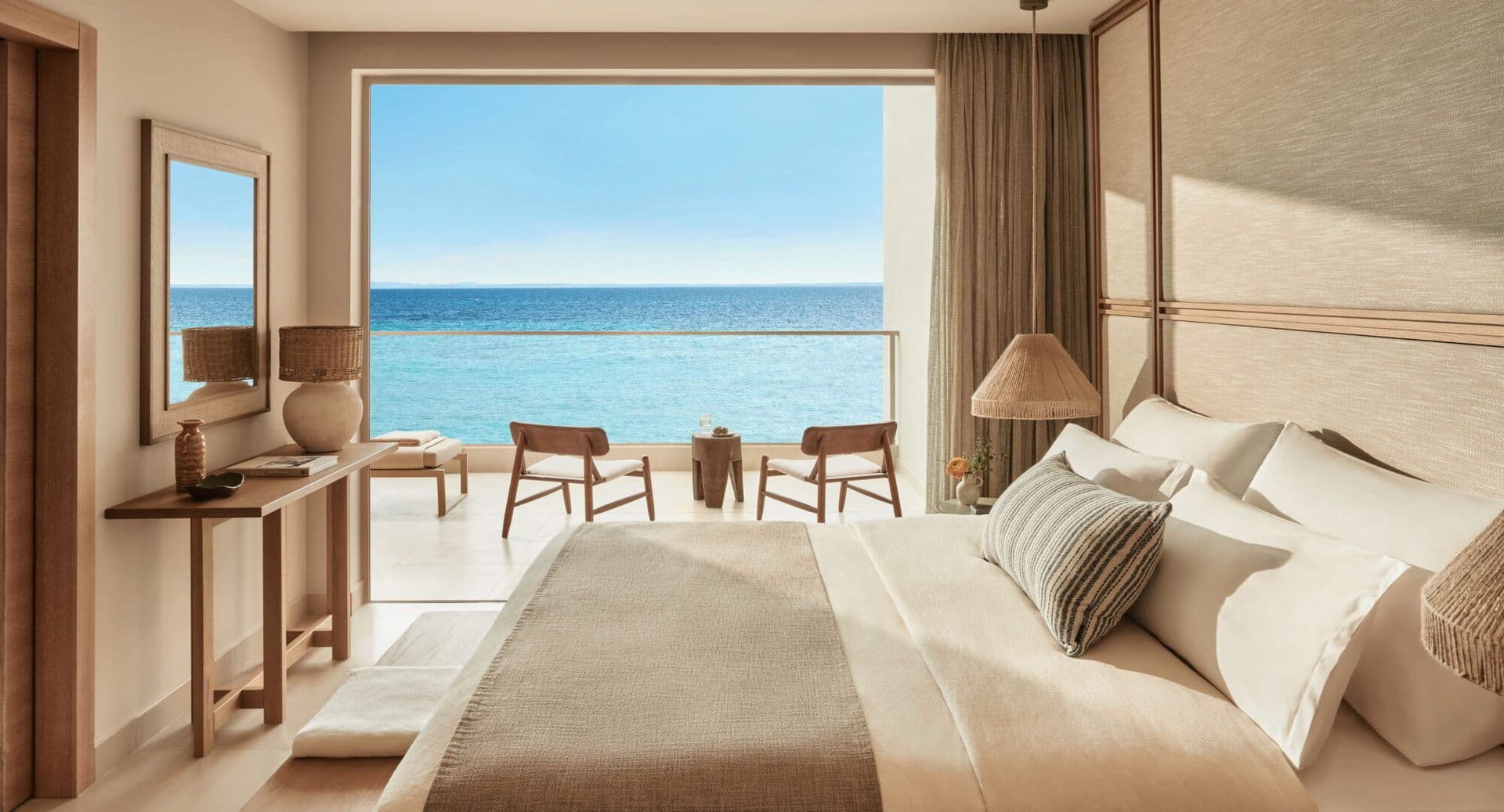 Guest room at Ikos Olivia