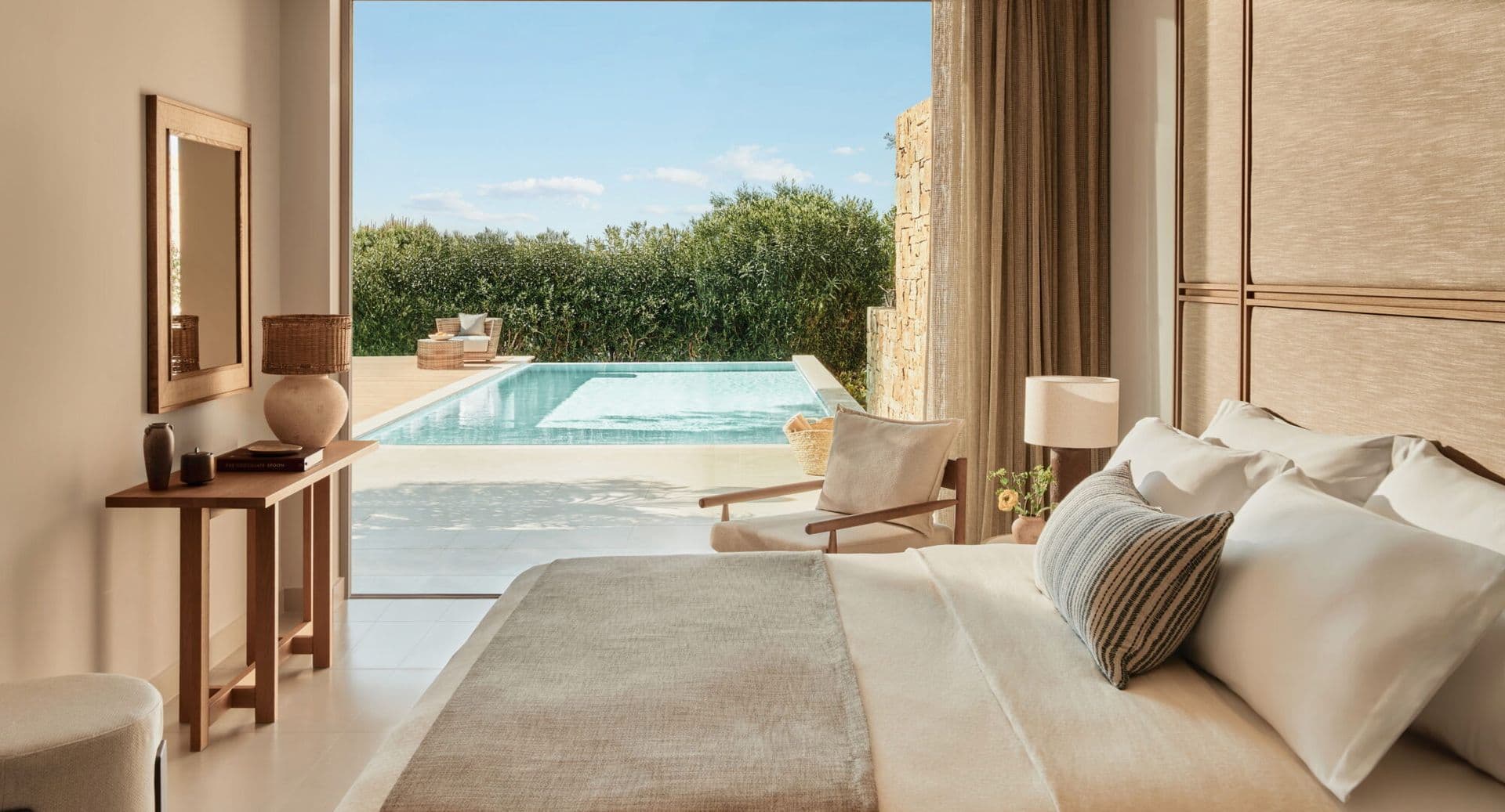 Guest room at Ikos Olivia