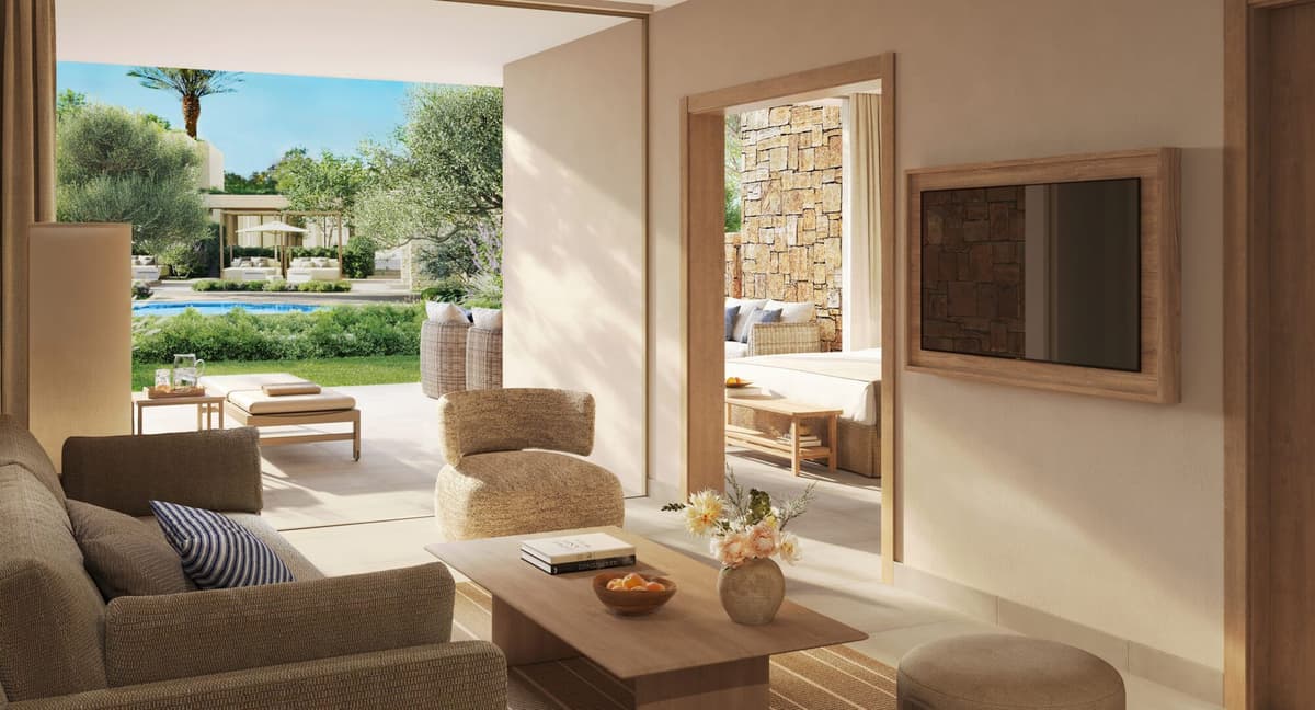 Guest room at Ikos Olivia