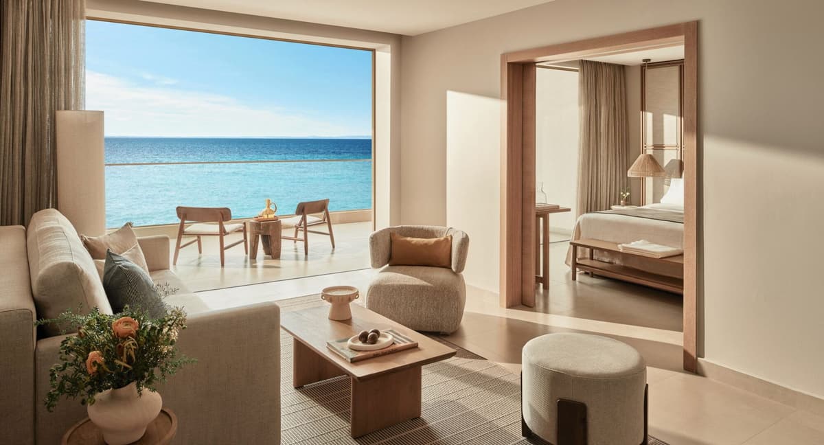 Guest room at Ikos Olivia