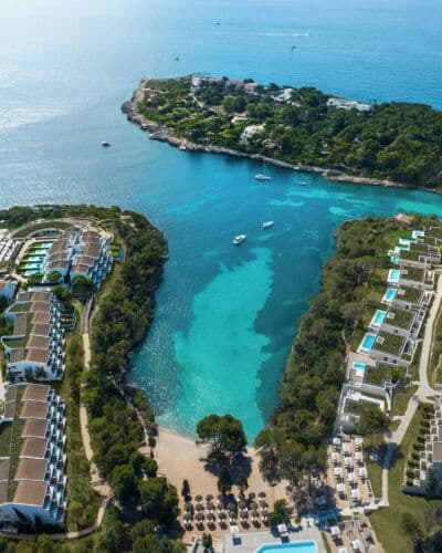 Resort exterior at Ikos Porto Petro