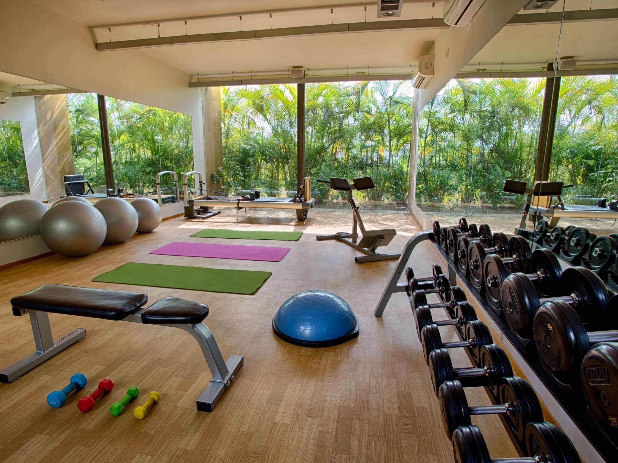Fitness center at Marival Distinct resort