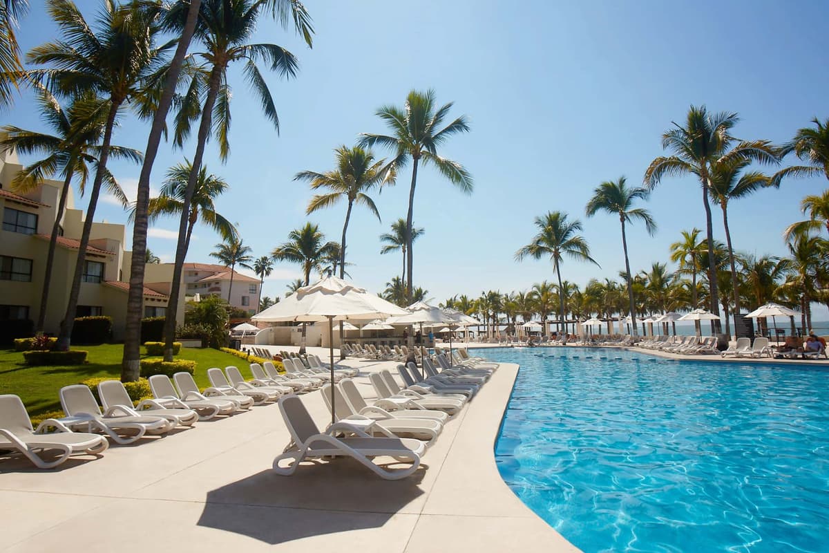 Swimming pool area at Occidental Nuevo Vallarta