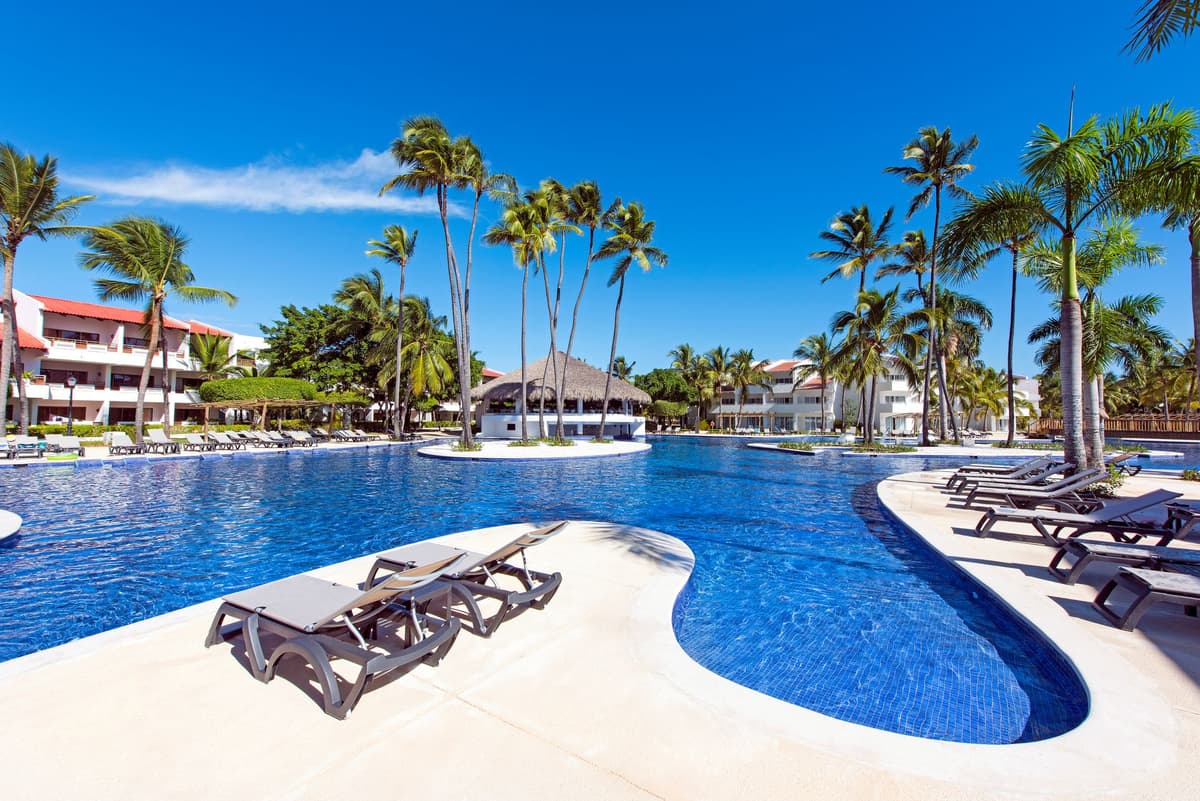 Swimming pool area at Occidental Punta Cana