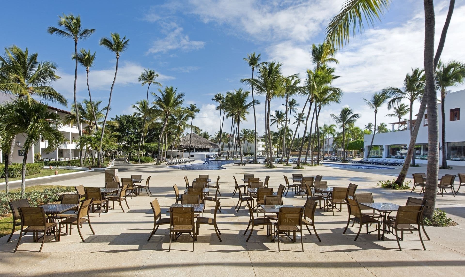 Swimming pool area at Occidental Punta Cana