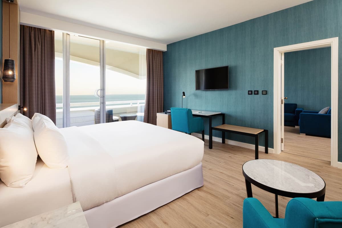 Guest room at Occidental Sharjah Grand