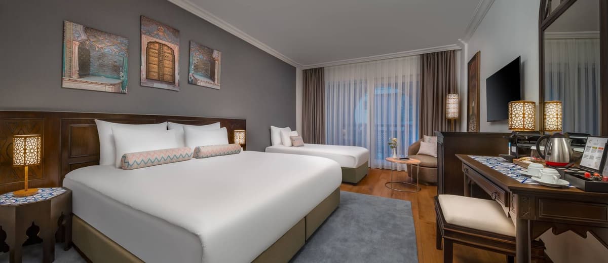 Guest room at Rixos Park Belek - The Land Of Legends Access