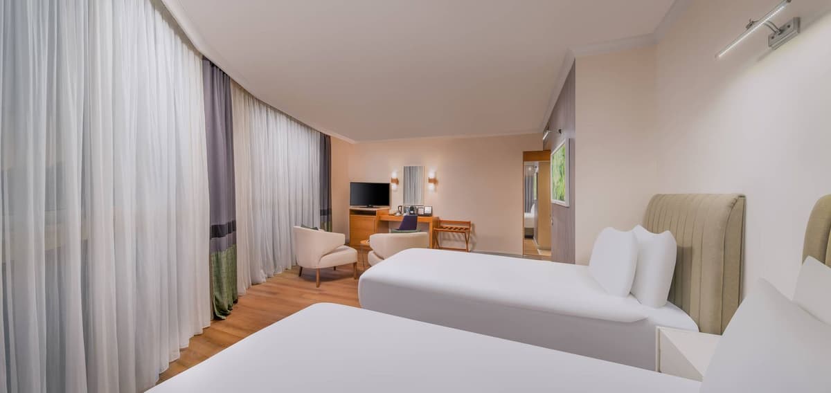 Guest room at Rixos Park Belek - The Land Of Legends Access