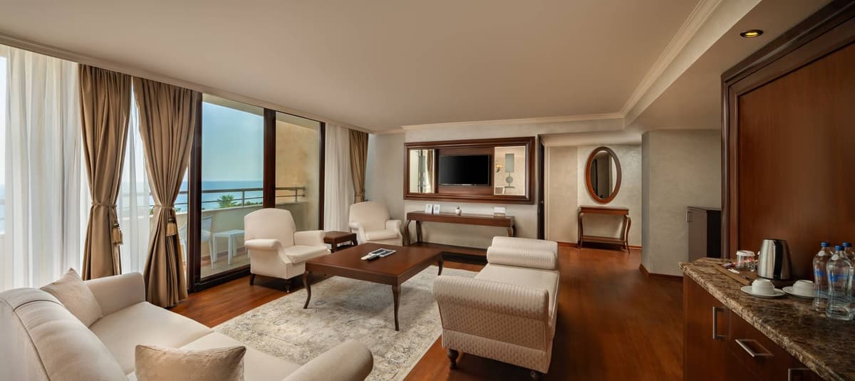 Guest room at Rixos Park Belek - The Land Of Legends Access