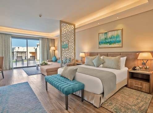 Guest room at Rixos Premium Magawish Suites and Villas