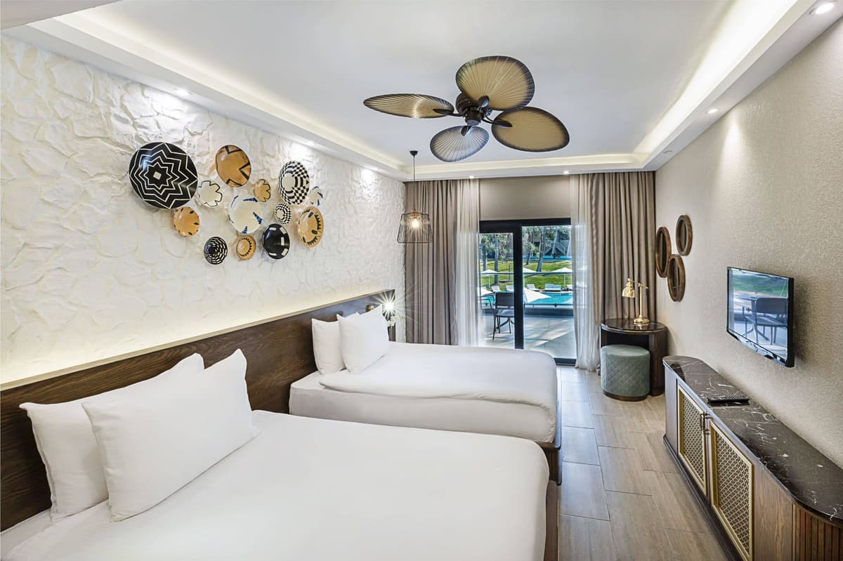Guest room at Rixos Sungate - The Land Of Legends Access