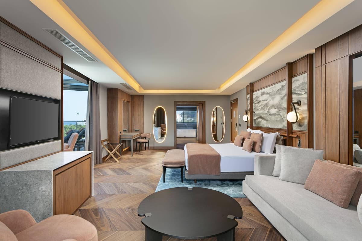 Guest room at Rixos Sungate - The Land Of Legends Access