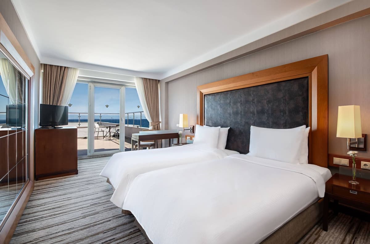 Guest room at Rixos Sungate - The Land Of Legends Access