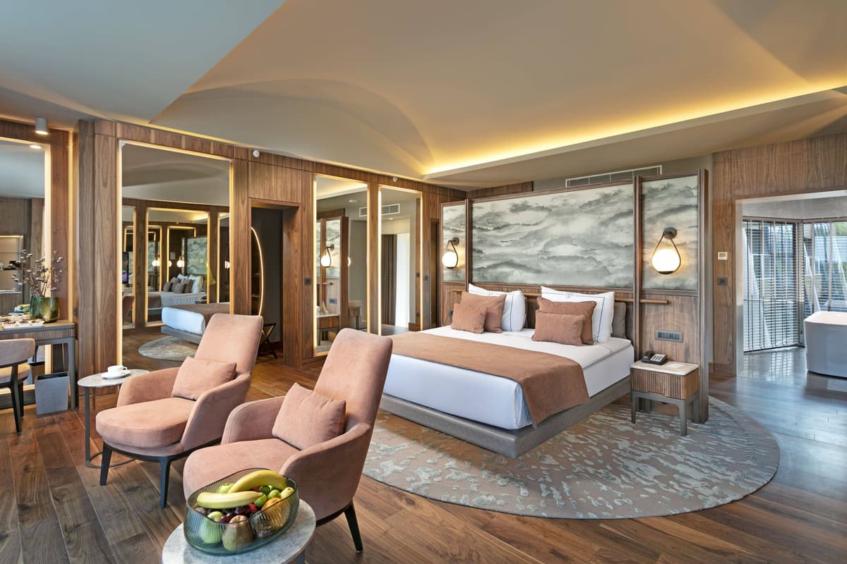 Guest room at Rixos Sungate - The Land Of Legends Access