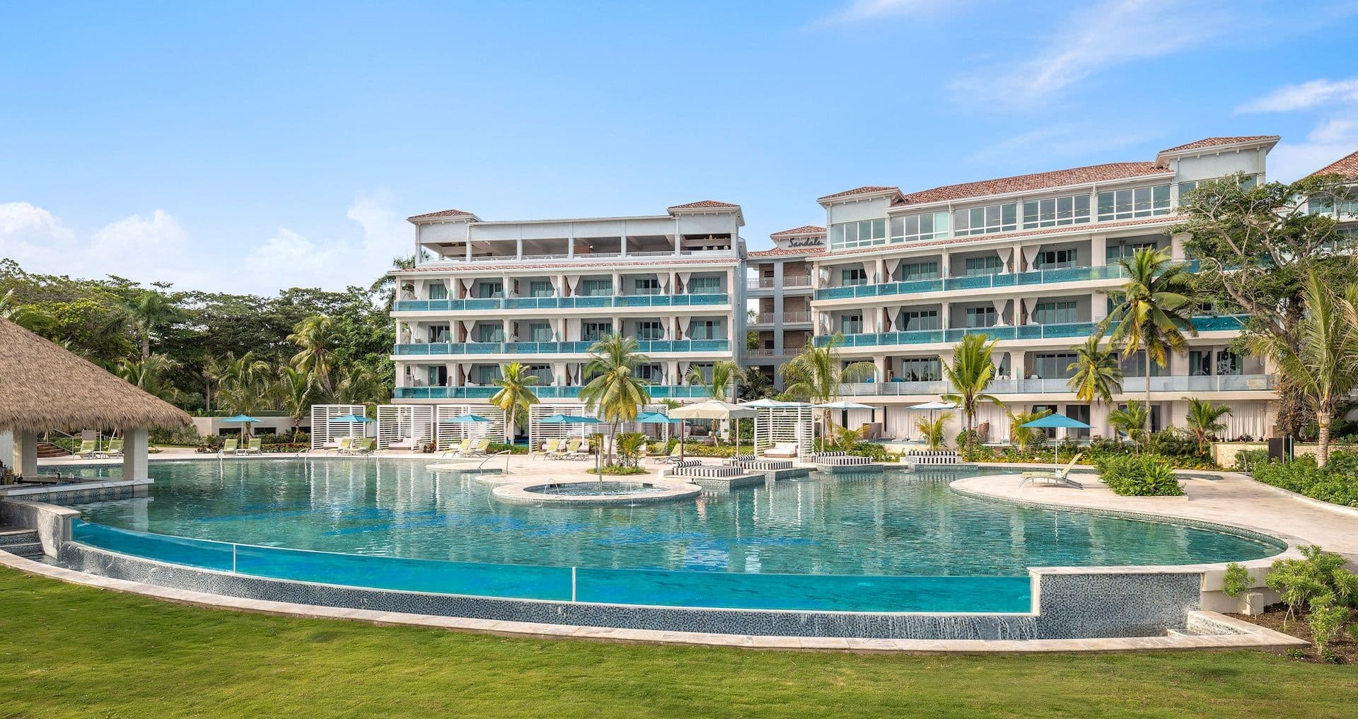 Resort exterior at Sandals Dunn's River