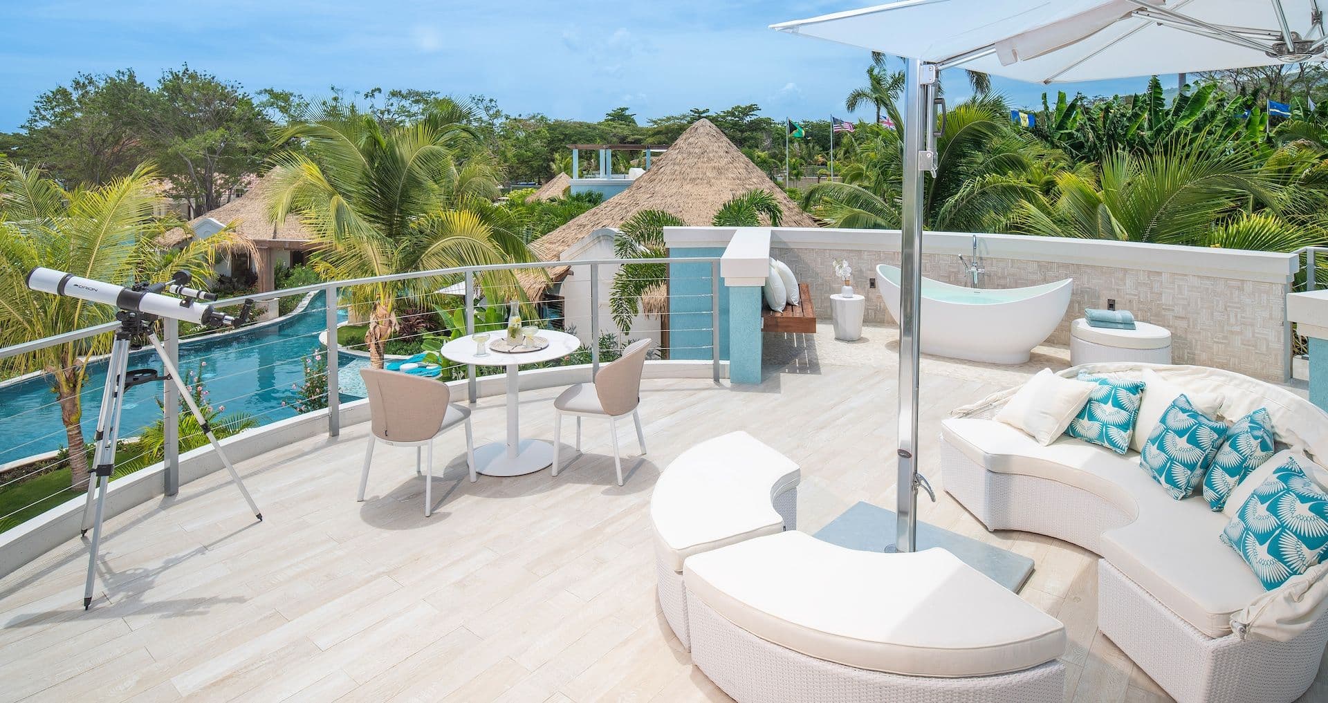 Resort exterior at Sandals Dunn's River