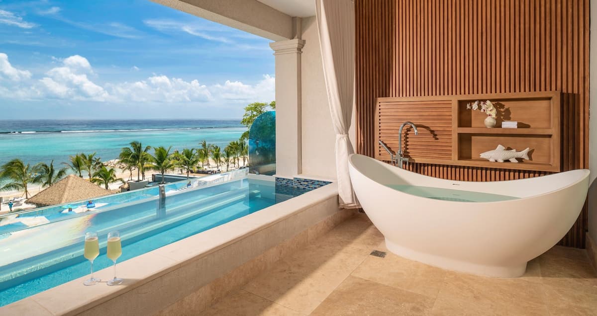 Resort exterior at Sandals Dunn's River