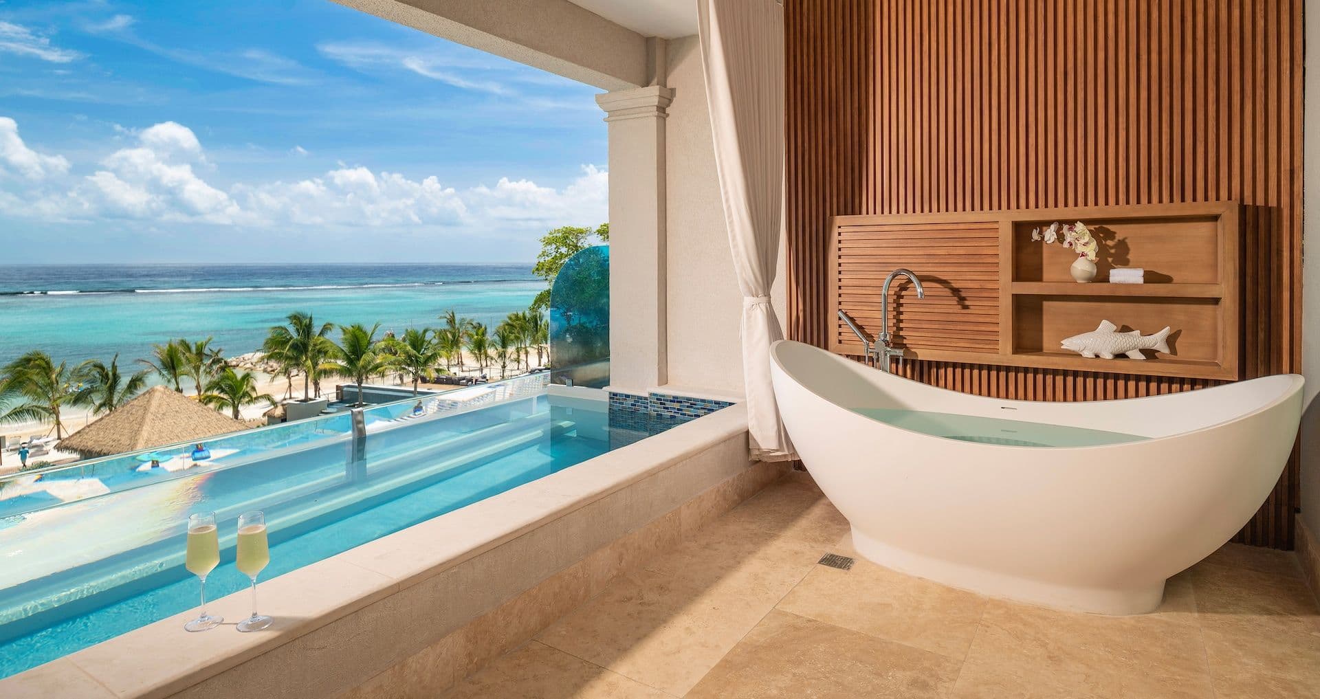 Resort exterior at Sandals Dunn's River