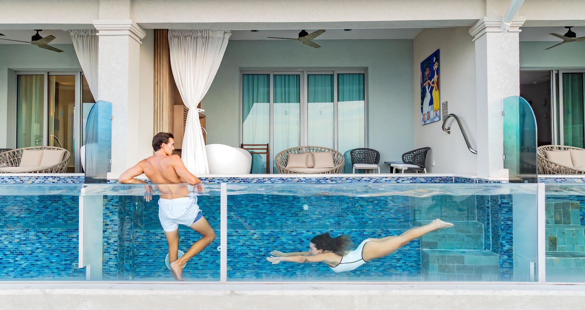 Resort exterior at Sandals Dunn's River