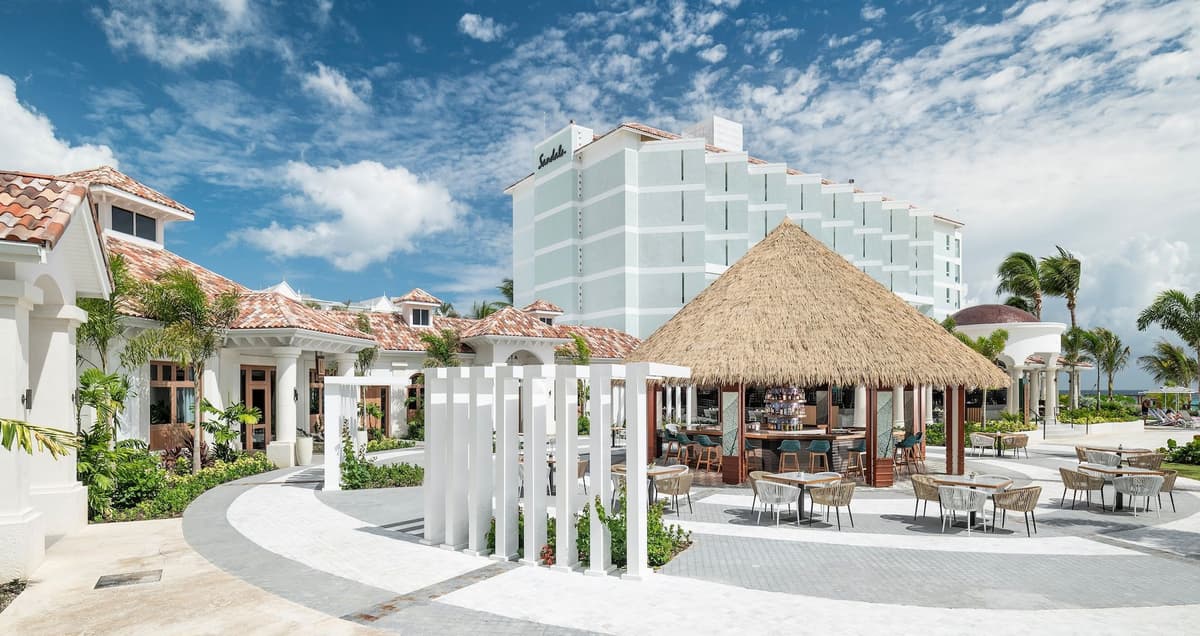 Resort exterior at Sandals Dunn's River